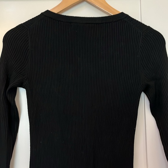 Henley Sweater Midi Dress - Picture 4 of 8